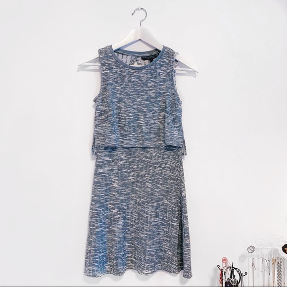 TopShop Open Back Layered Mini-dress - Picture 2 of 5